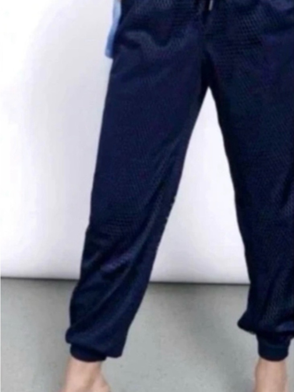 Wildfang Navy Mesh Joggers for Women